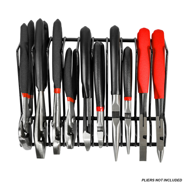 2-Piece Black 10 Slot Plier Rack Set