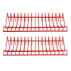 2-Piece Red 16 Slot Plier Rack Set