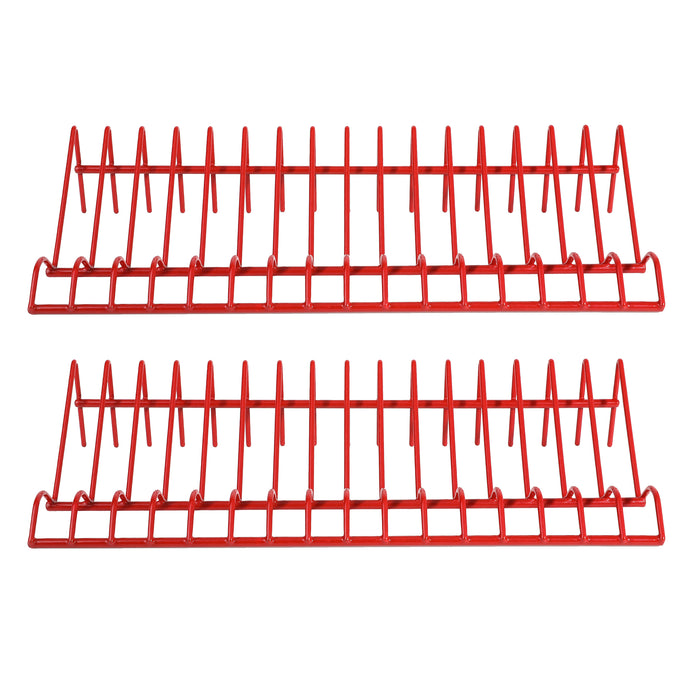 ARES 62005 - 2-Piece Red 16 Slot Plier Rack Set