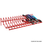 2-Piece Red 16 Slot Plier Rack Set