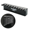 10-Piece Black Magnetic Wrench Organizer