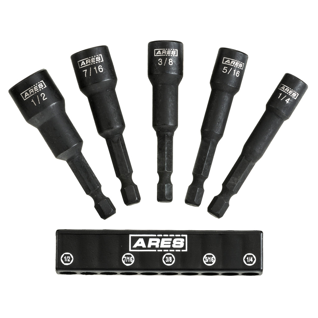ARES 70028 - 5 pc. SAE Magnetic Nut Driver Set — ARES Tool, MJD