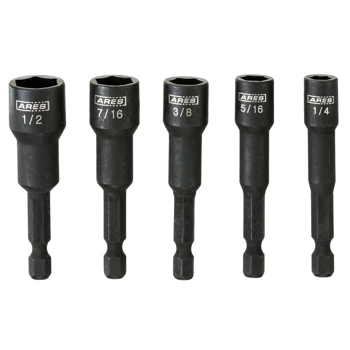ARES 70028 - 5 pc. SAE Magnetic Nut Driver Set