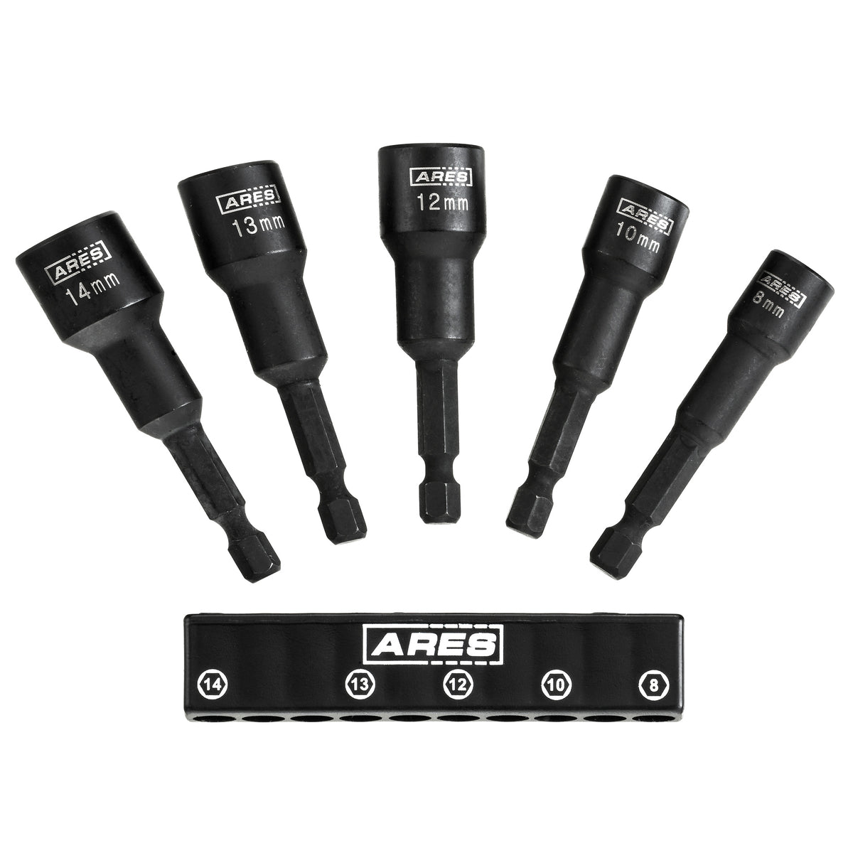 ARES 70029 - 5 pc. Metric Magnetic Nut Driver Set — ARES Tool, MJD