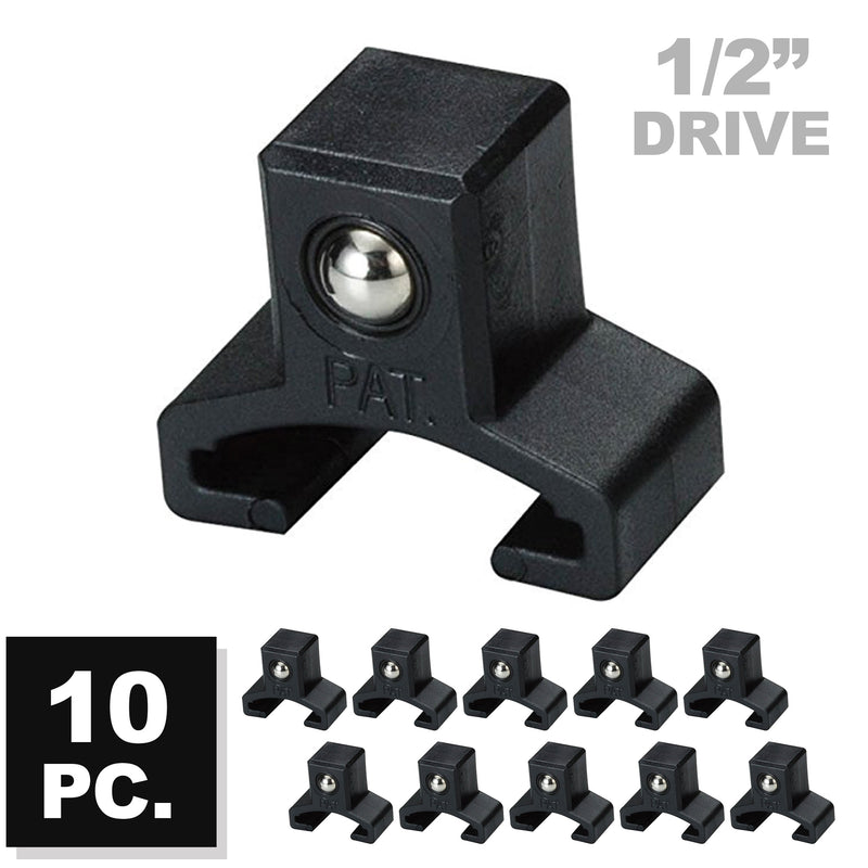 10-Piece 1/2" Drive Socket Clip Set