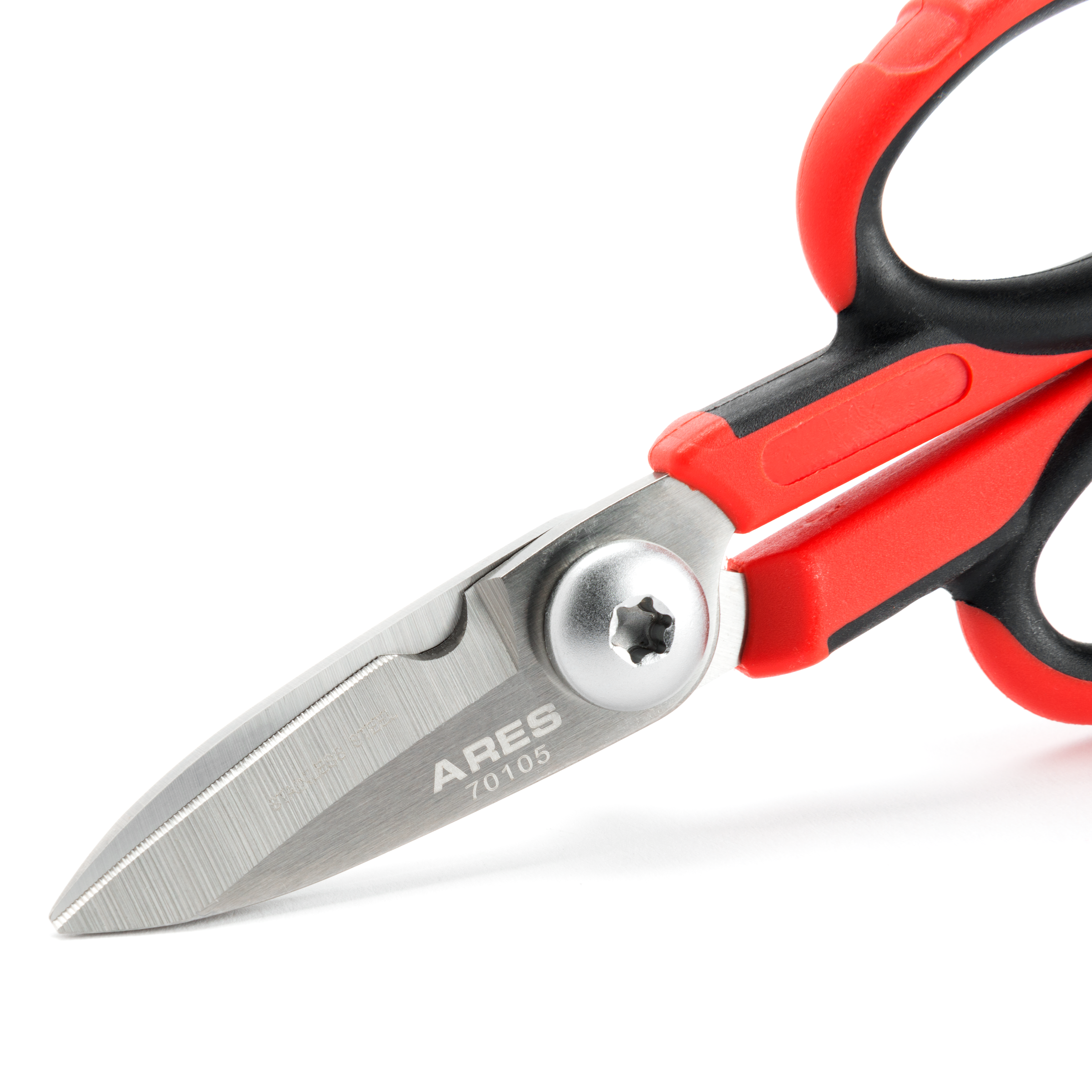 Deli Scissors Tin Snips Heavy Duty Scissors Industrial Scissors Electrician  Scissors -Easy Cutting Electrical Cable Notch
