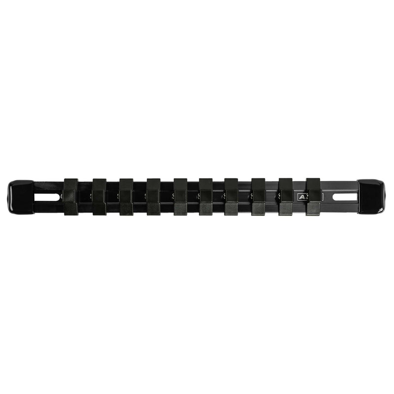 3/8" Black 9.84" Aluminum Socket Rail