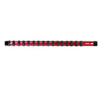 1/4" Red Aluminum Socket Rail