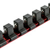 1/2" Red Aluminum Socket Rail