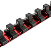 3/8" Drive Red 6" Socket Rail