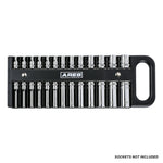 3-Piece Black Magnetic Socket Holder Set