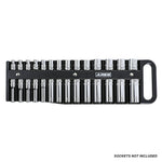 3-Piece Black Magnetic Socket Holder Set