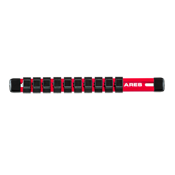 1/2" Drive Red 9.84" Socket Rail