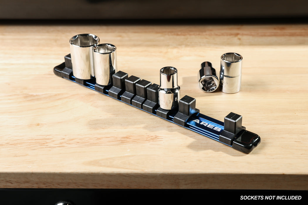 1/2" Drive Blue 9.84" Socket Rail