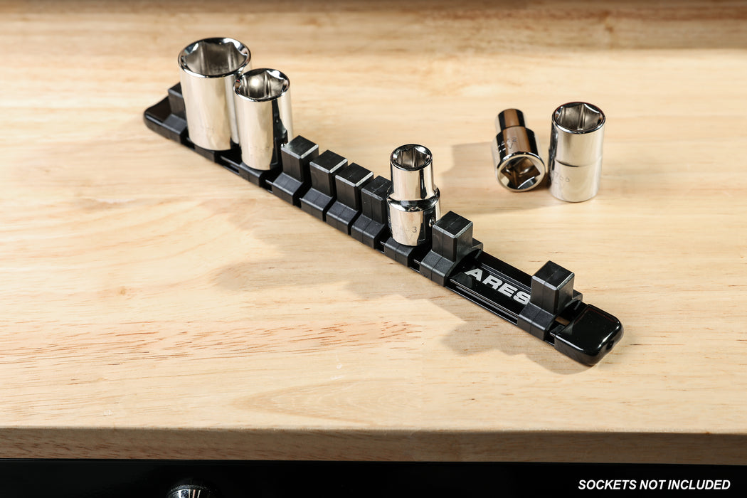 1/2" Drive Black 9.84" Socket Rail