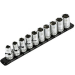 1/2" Drive Black 9.84" Socket Rail