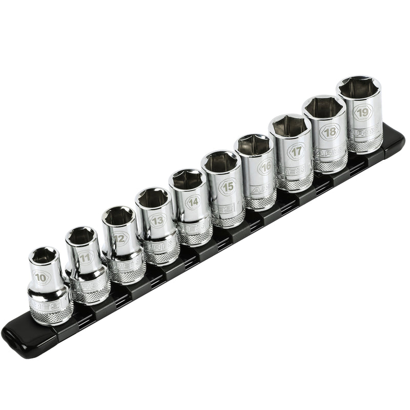 1/2" Drive Black 9.84" Socket Rail