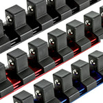 3-Piece 1/2" Drive 9.84" Socket Rail Set