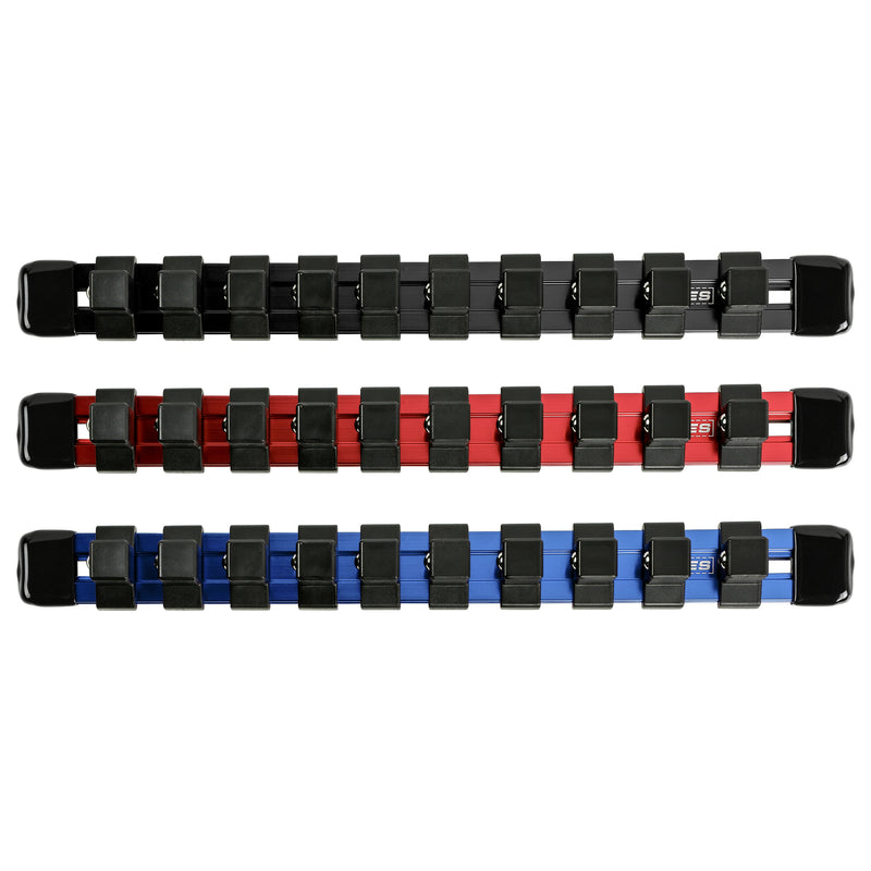 3-Piece 1/2" Drive 9.84" Socket Rail Set