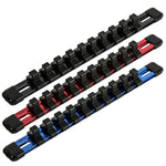 3-Piece 3/8" Drive 9.84" Socket Rail Set