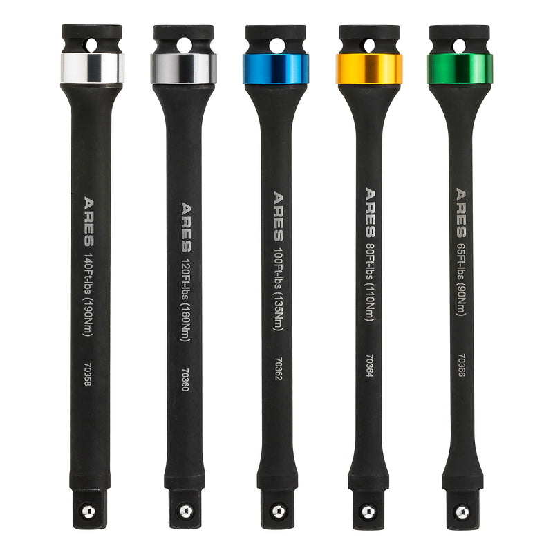 Torque Limiting Extension Bar Set