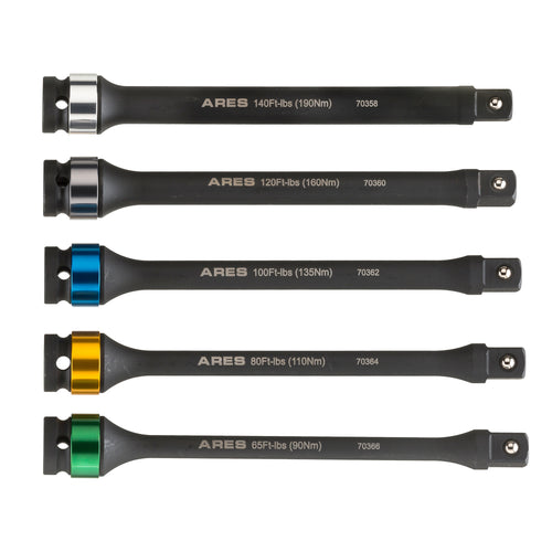 Torque Limiting Extension Bar Set