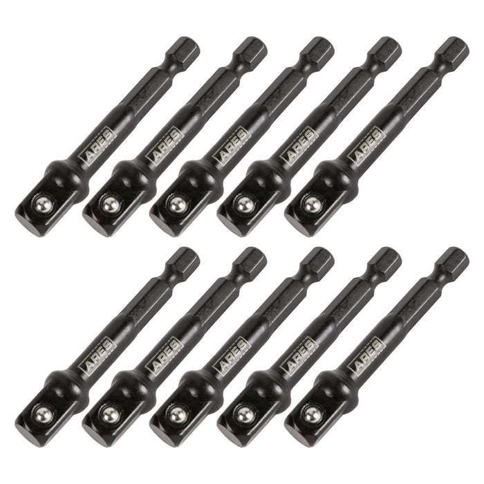 ARES 70387 - Juego de adaptadores de dados de impacto de 3 pulgadas y 3/8 pulgadas, 10 piezas