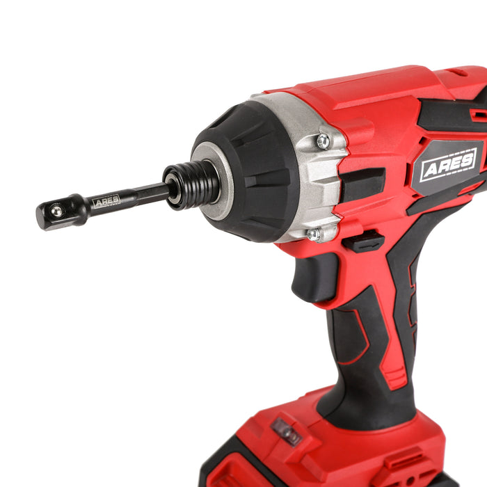 ARES 70387 - Juego de adaptadores de dados de impacto de 3 pulgadas y 3/8 pulgadas, 10 piezas