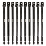 10-Piece 3/8-Inch Drive 6-Inch Impact Grade Socket Adapter Set