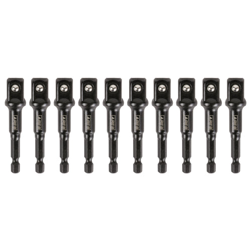 10-Piece 1/2-Inch Drive 3-Inch Impact Grade Socket Adapter Set