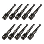 10-Piece 1/2-Inch Drive 3-Inch Impact Grade Socket Adapter Set