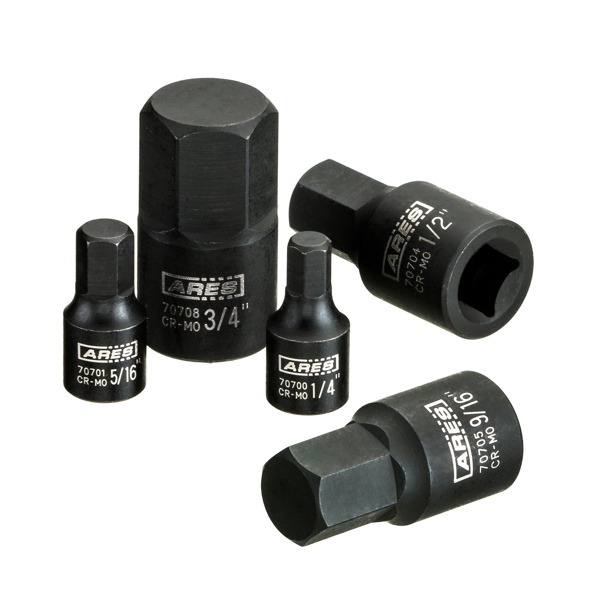 ARES 70496 - 9-Piece SAE Impact Hex Driver Set — ARES Tool, MJD ...