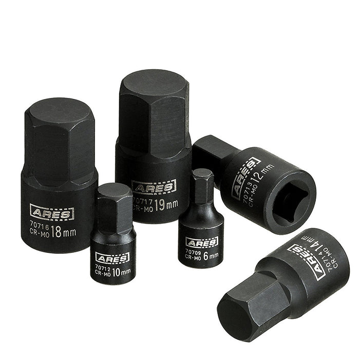 ARES 70497 - 9-Piece Metric Impact Hex Driver Set