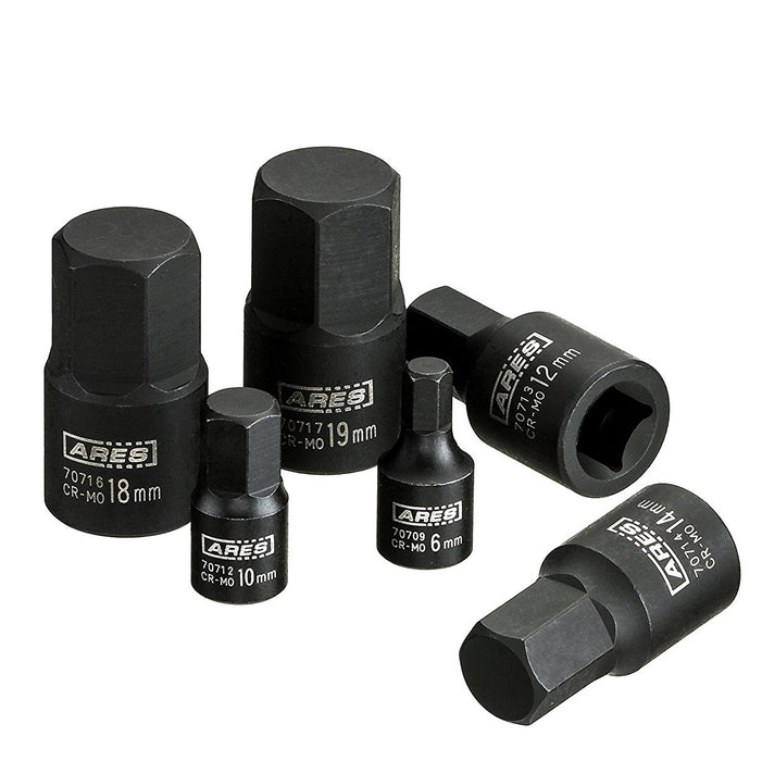 9-Piece Metric Impact Hex Driver Set