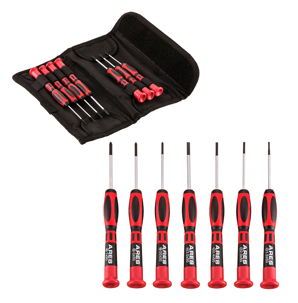 ARES 70600 - 7-Piece Precision Screwdriver Set — ARES Tool, MJD