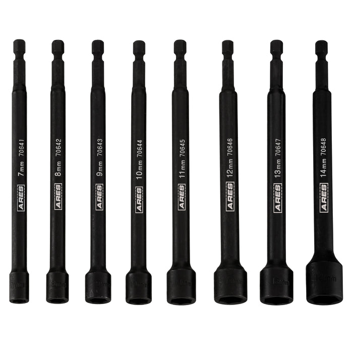 8-Piece Metric Magnetic Impact Nut Driver Set