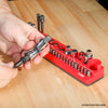 34-Piece Magnetic Socket Accessory Holder