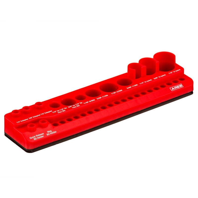 34-Piece Magnetic Socket Accessory Holder