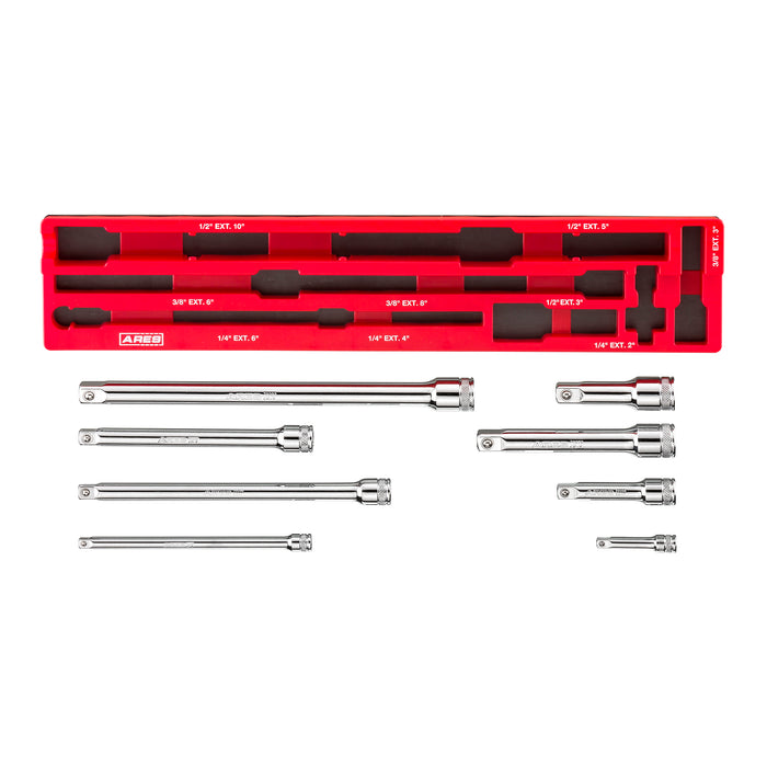 ARES 70753 - Juego de barras de extensión de 9 piezas