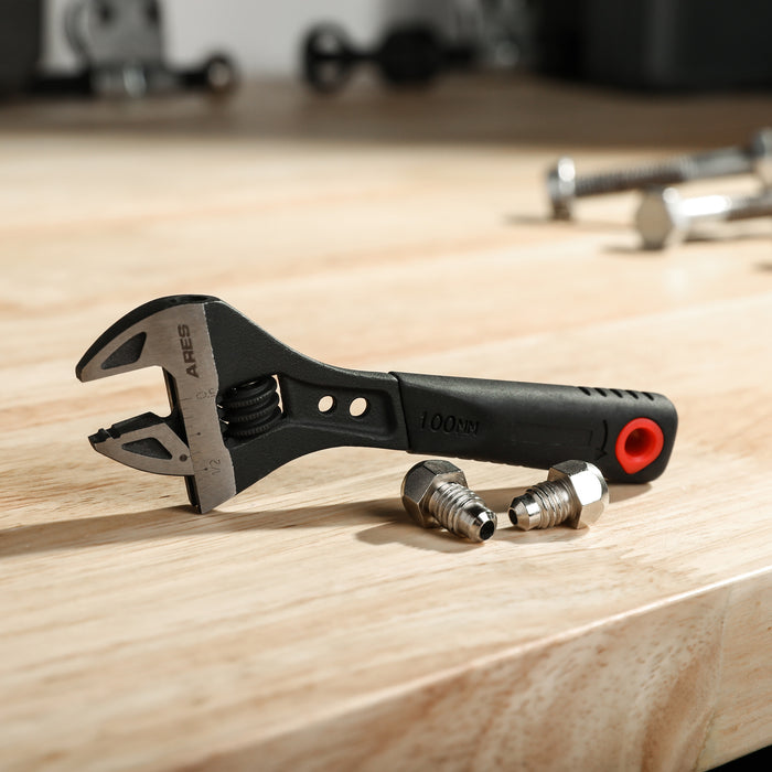 ARES 79000 - 4-Inch Adjustable Wrench — ARES Tool, MJD