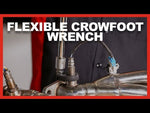 1/2-Inch Drive Flexible Crowfoot Wrench