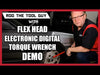 3/8-Inch Drive Flex Head Electronic Digital Torque and Torque Angle Wrench