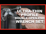 7-Piece Metric Ultra-Thin Profile Double Open-End Wrench Set