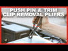 3-Piece Push Pin and Trim Clip Removal Pliers Set