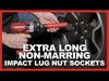 3-Piece 1/2-Inch Drive Extra Long Non-Marring Impact Lug Nut Socket Set