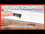 4-Piece Stainless Steel Prybar Scraper Set