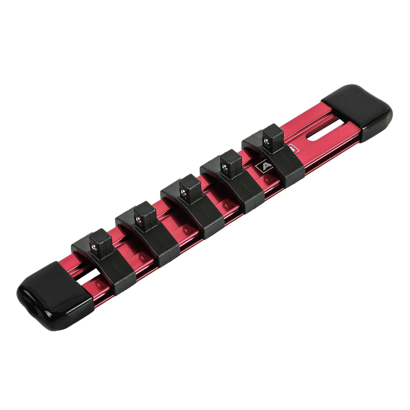 1/4-Inch Drive Red 6-Inch Socket Organizer