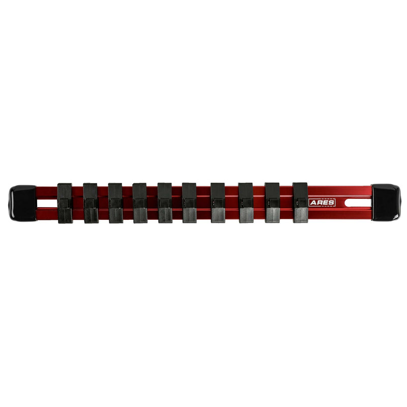 1/4-Inch Red Black 9.84-Inch Socket Organizer