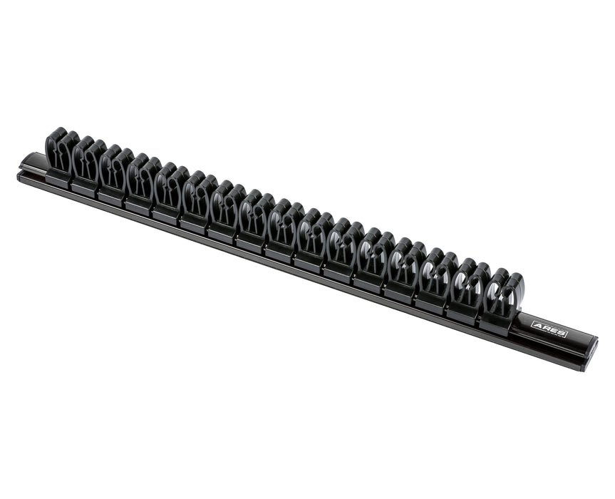 ARES 62026 - Portaherramientas manual negro de 16,5 pulgadas