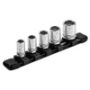 1/4-Inch Drive Black 6-Inch Socket Organizer
